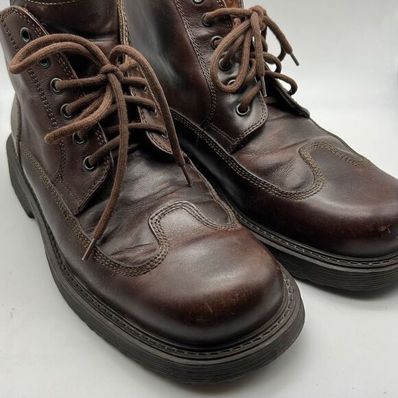 Bostonian‎ blue vintage boots-Made in Italy- Men 8.5 - Picture 1 of 6